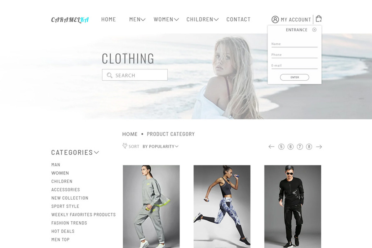 Caramelka - E-commerce is HTML5 Webs, a HTML Template by NetGon_Tech's Shop (Photo 4 of 6)