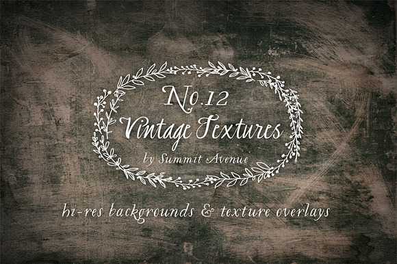 Vintage Textures & Overlays preview 4
