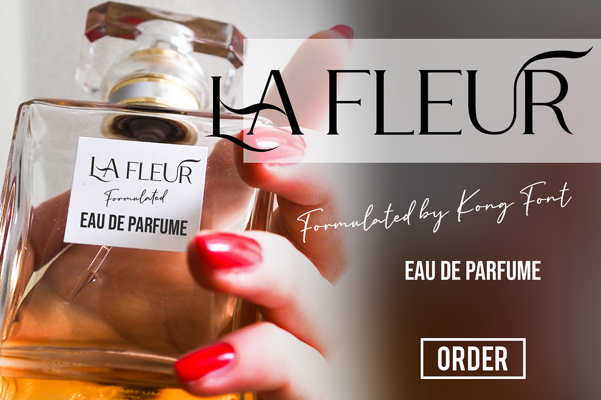 La Fleur - Serif Typeface, a Serif Font by overlaytemplates (Photo 2 of 5)