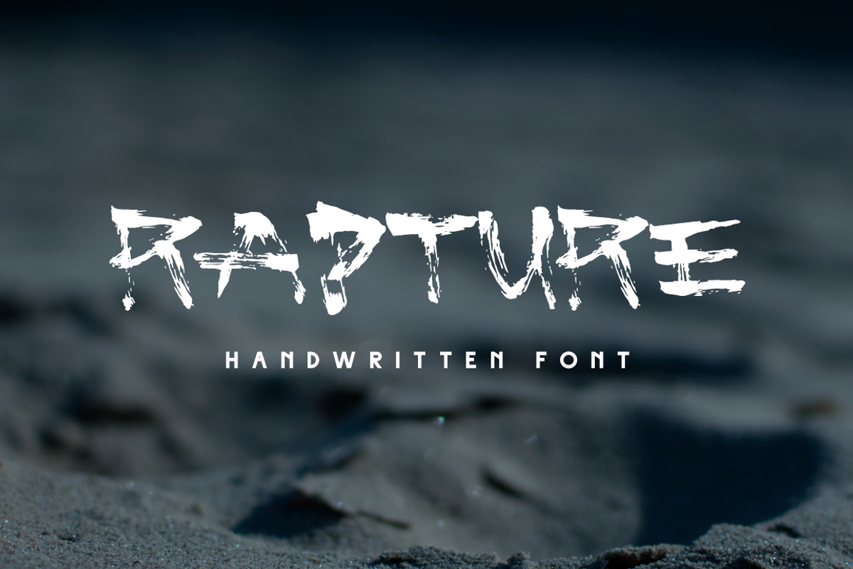 Rapture — Brush Font