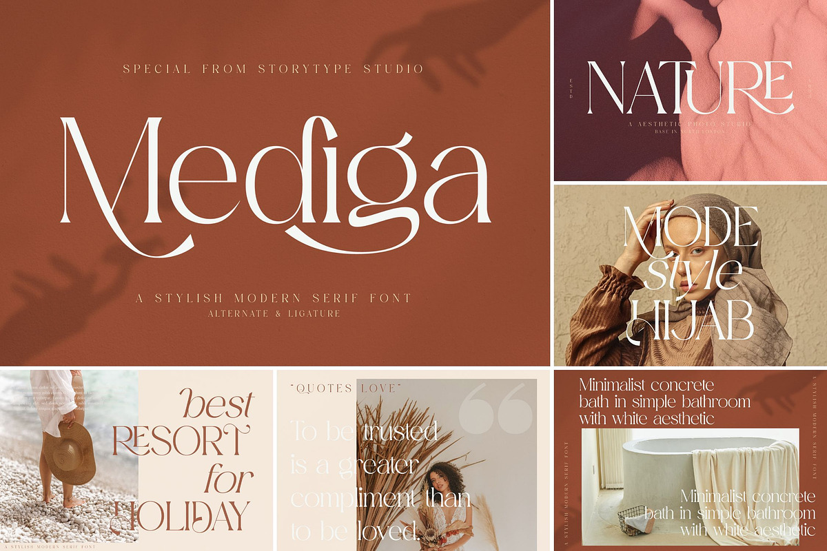 SALE! Modern & Classy Serif Font, a Serif Font by Storytype Studio (Photo 14 of 42)
