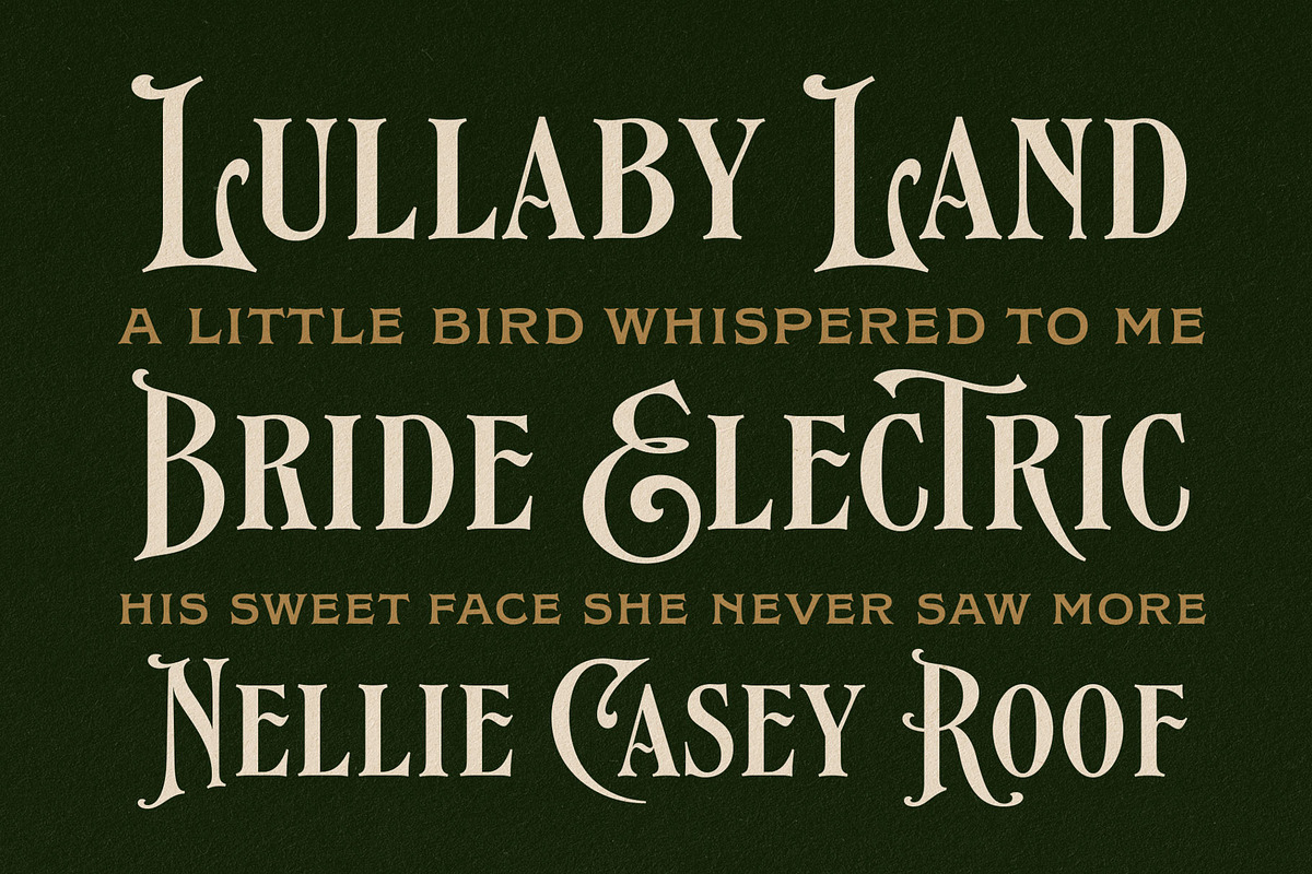 Songster Typeface + Extras, a Serif Font by Ilham Herry (Photo 8 of 8)