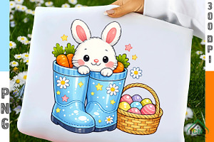 Easter Cowboy Boots Png, an Illustration by Craft Nest