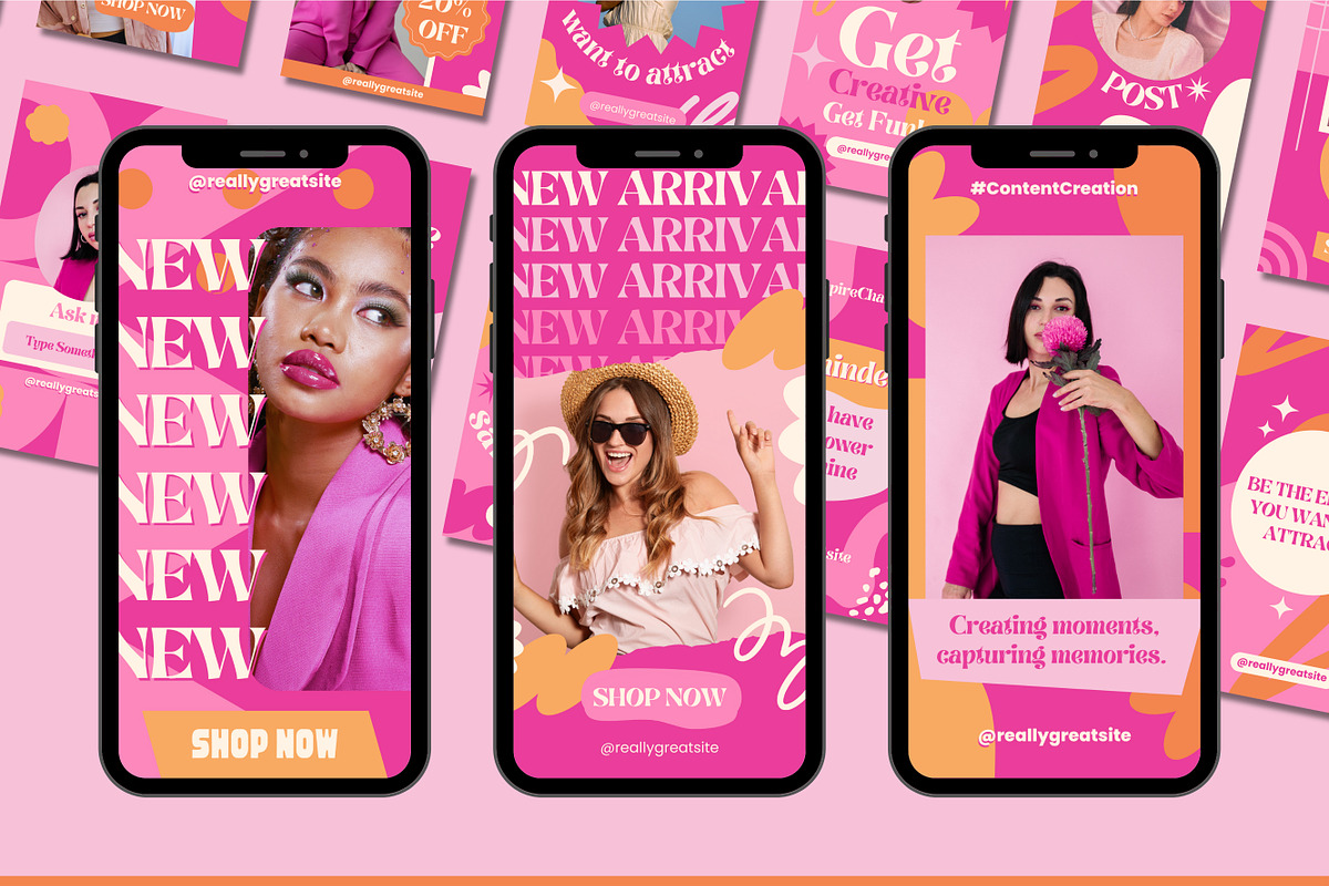 200 Canva Instagram Stories Template, a Templates & Theme by TemplateCastleStore (Photo 5 of 10)