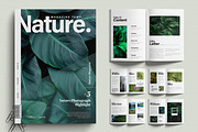 Nature Magazine Template, a Brochure Template by MightyDesign (Thumbnail 1 of 6)