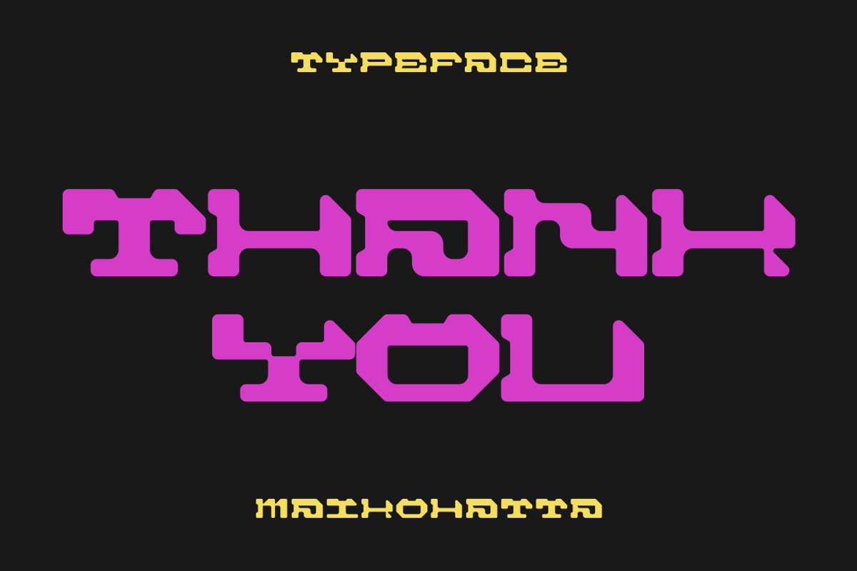Otomarcus - Modern Tech Font, a Handwritten Font by MaikoHatta (Photo 4 of 4)