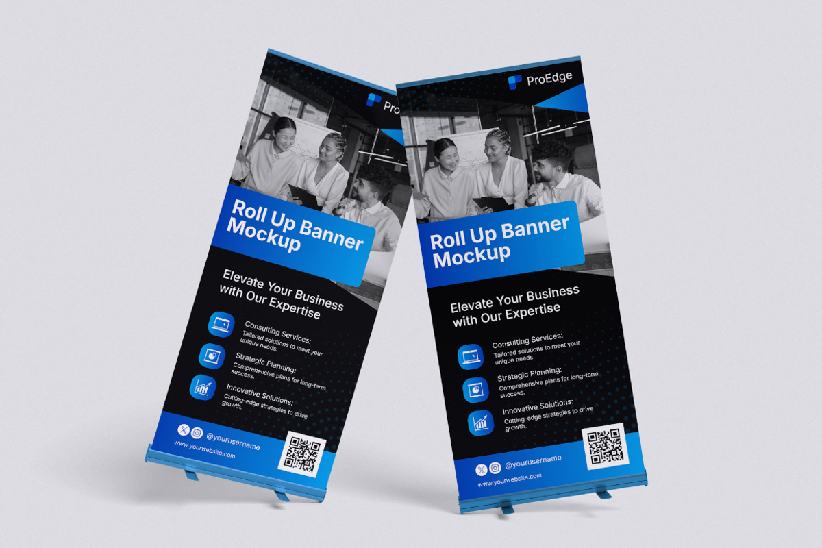 Roll Up Banner Mockup, a Product Mockup by swsi-studio (Photo 3 of 5)