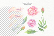 Watercolor Blooming Clipart, an Illustration by OllyKo Art (Thumbnail 4 of 8)