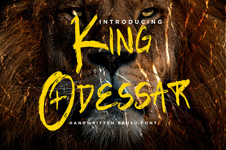 King Odessar – Handwritten Brush