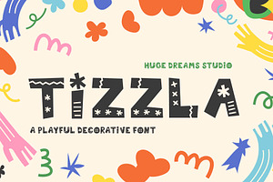 Tizzla – Cute Deco Sans Serif Font