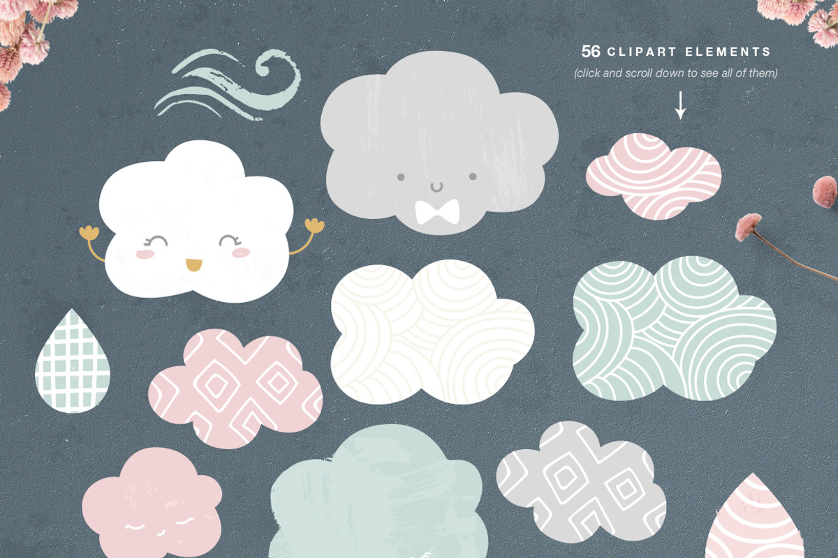 Cute baby patterns, prints, clipart, a Pattern Graphic by Inna Moreva (Photo 4 of 9)