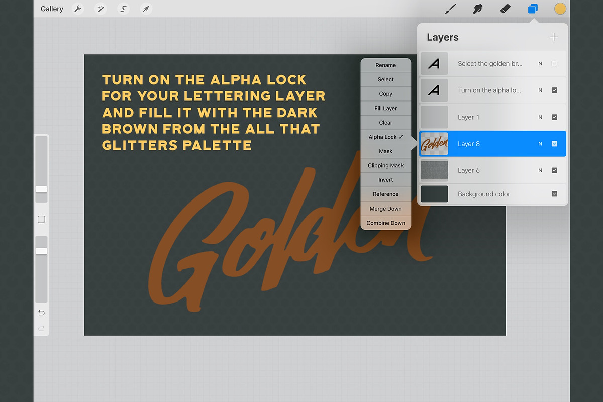 GOLDEN Procreate Brush System, a Brush Add-On by Jeremiah Richthofen (Photo 4 of 9)