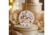 Ceramic Ornament Mockup, a Merchandise Mockup by EmpaviMockups (Thumbnail 7 of 7)