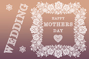 Wedding frames and alphabet., a Pattern Graphic by Ajuga (Thumbnail 3 of 9)