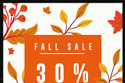 Fall Sale Flyer Template, a Flyer Template by GraphicDiamonds (Thumbnail 6 of 6)