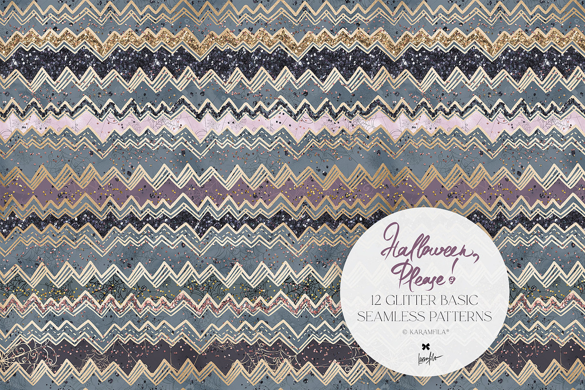 Kawaii Halloween Seamless Patterns, a Pattern Graphic by KaramfilaS (Photo 17 of 32)