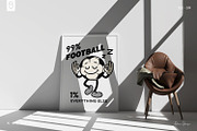 Retro Soccer Ball Character T-Shirt, a Sport Illustration by shaondesigns (Thumbnail 6 of 6)