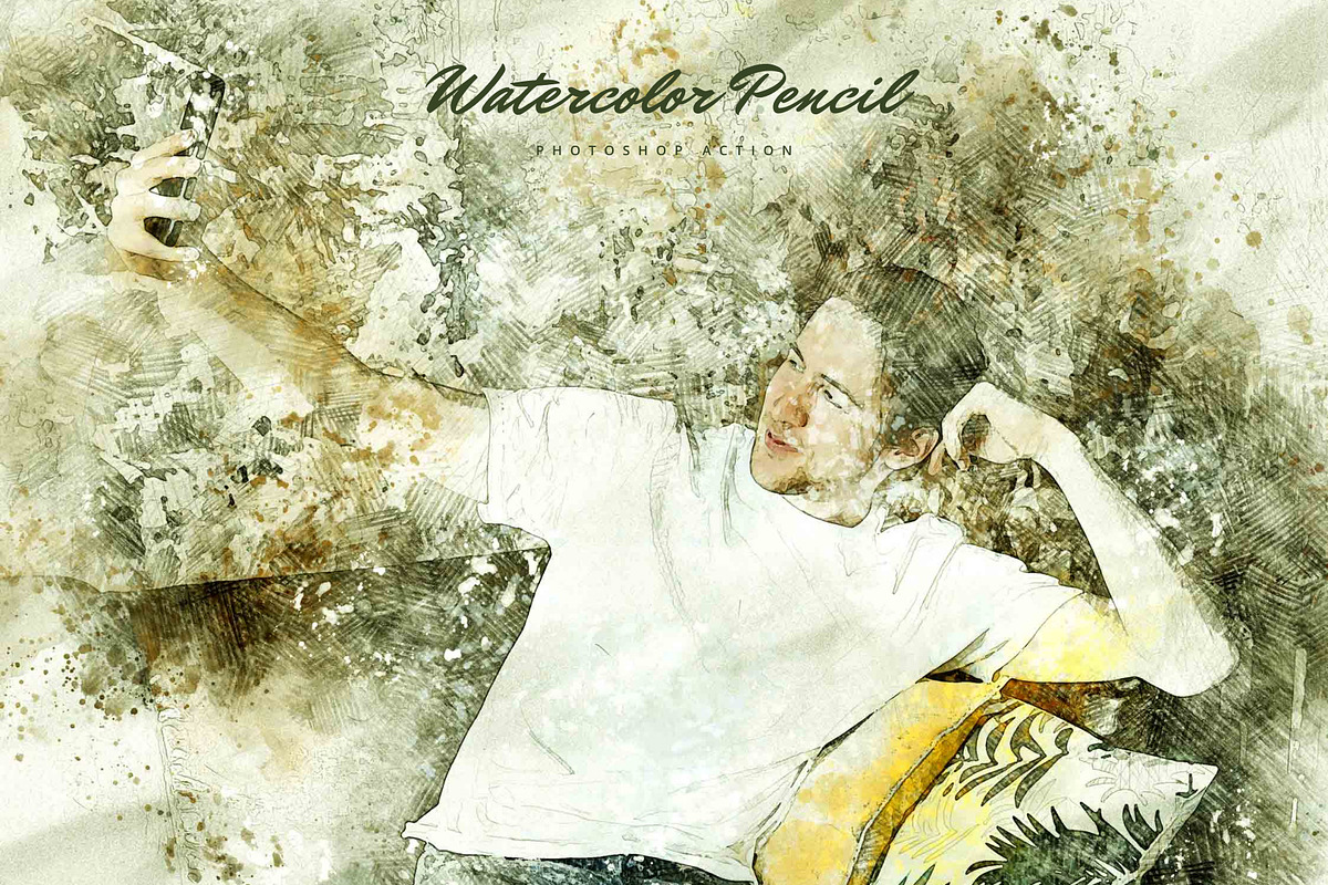 Watercolor Pencil Effect, an Action Add-On by AndriyFM (Photo 12 of 14)