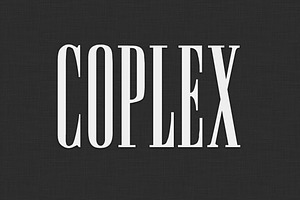 Coplex Typeface