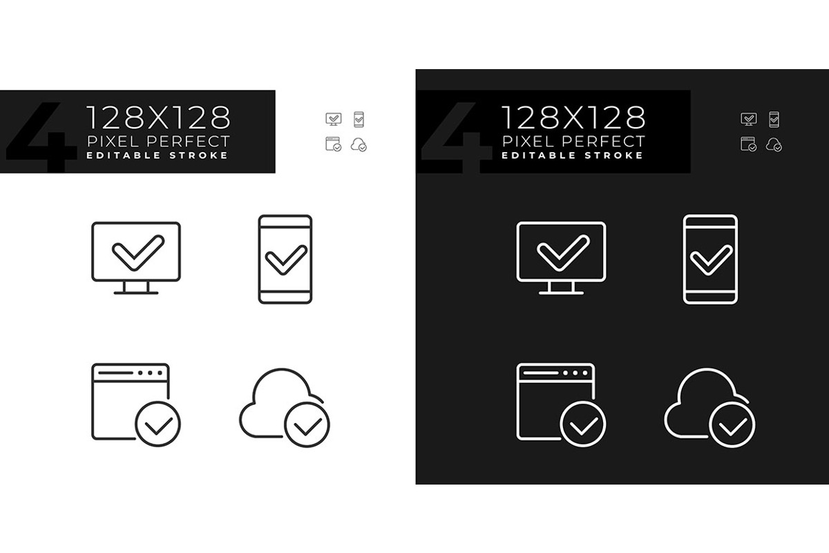 Checkmarks in digital technologies, an Icon by IMG Visuals
