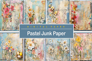 Pastel Junk Paper