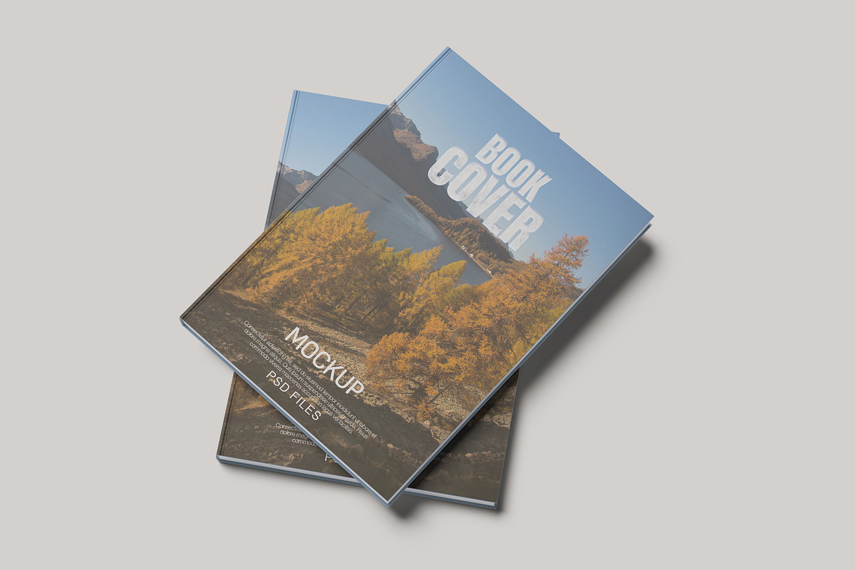 Book Cover Mockup, a Books & Magazine Mockup by rahmatmoscae (Photo 8 of 13)