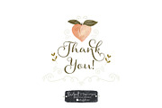 Peaches and Sage watercolor clipart, a Pattern Graphic by Bridgett Stahlman Design (Thumbnail 9 of 9)