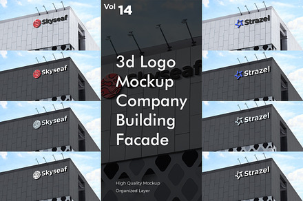 Realistic Company Building Mockup, a Product Mockup by Assyat