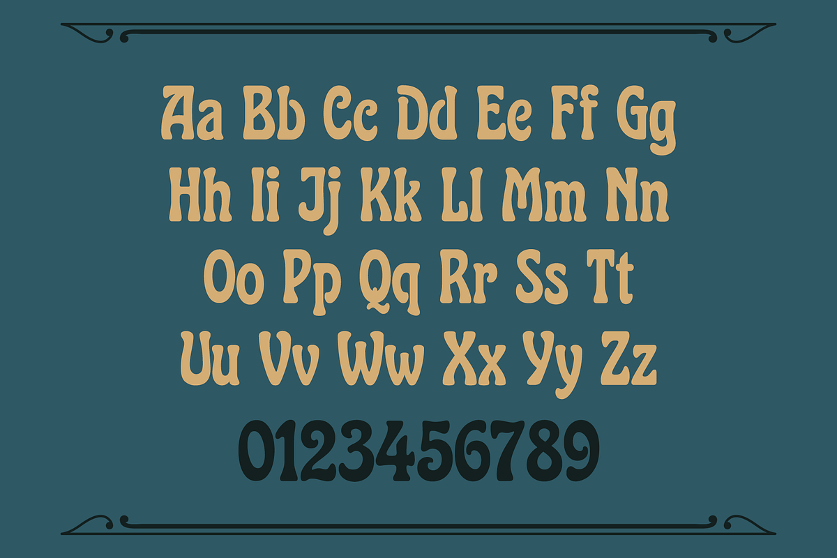 Zadeste - Art Nouveau Fonts, a Serif Font by Konstantine Studio (Photo 6 of 8)