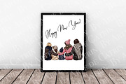 Big Christmas Family Creator, a Decorative Illustration by ArtedeCatrin (Thumbnail 9 of 10)