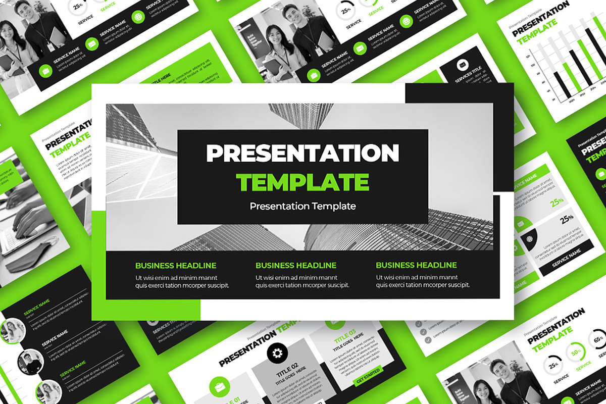 Top Picks Modern Pitch Deck Bundle, a Presentation Template by CreativeUP (Photo 4 of 6)