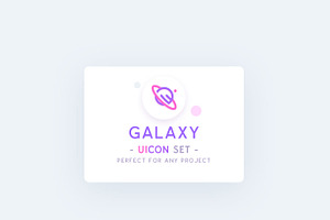 Space , Galaxy Icons Set