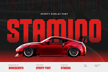 Stamino - Bold Sporty Display Font