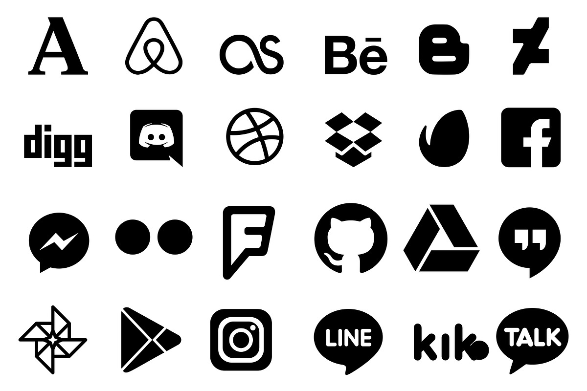 Icon Pack: Social Media Pack, an Icon by soglamun (Photo 4 of 4)
