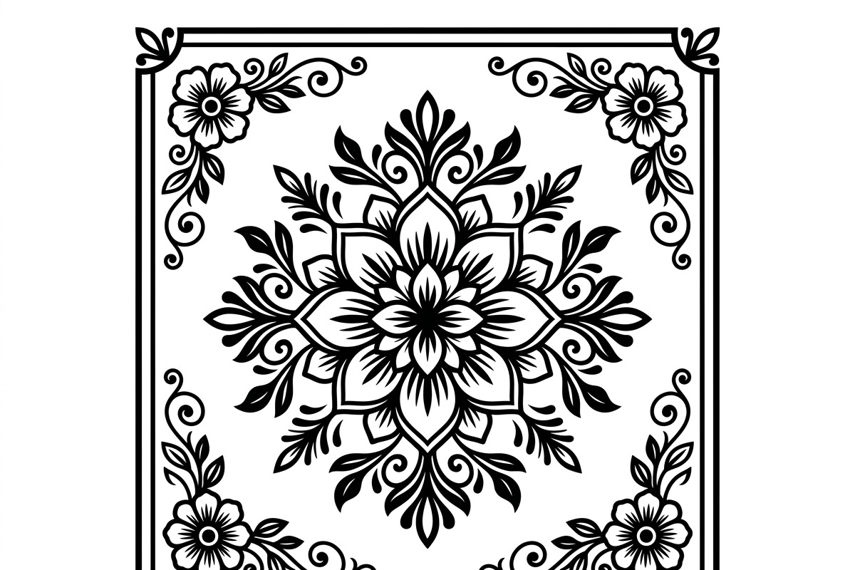 50 Elegant Floral Ornament Bundle, a Decorative Illustration by Amazin_art (Photo 37 of 38)