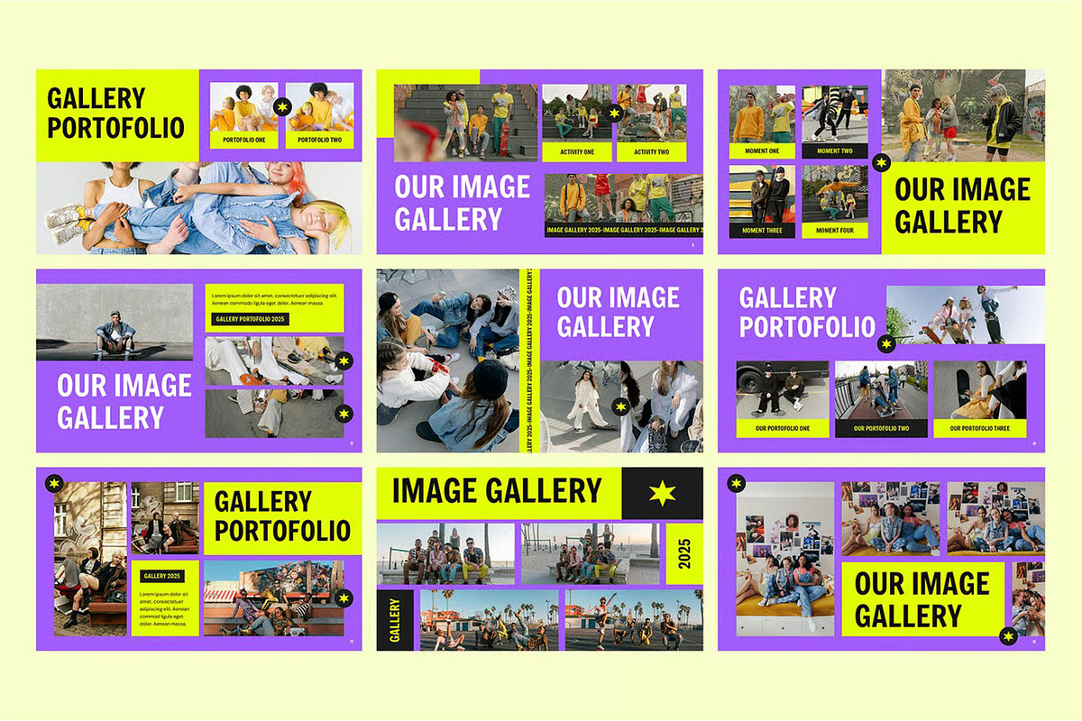 Photo Gallery Google Slides, PPoint, a Presentation Template by Fit-tee (Photo 2 of 4)