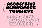 Bloombang - Bubble Display Typeface, a Handwritten Font by Pekotype (Thumbnail 3 of 11)