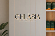Elegant sign logo mockup on wall, an Advertising Mockup by Mockthethics. (Thumbnail 1 of 4)