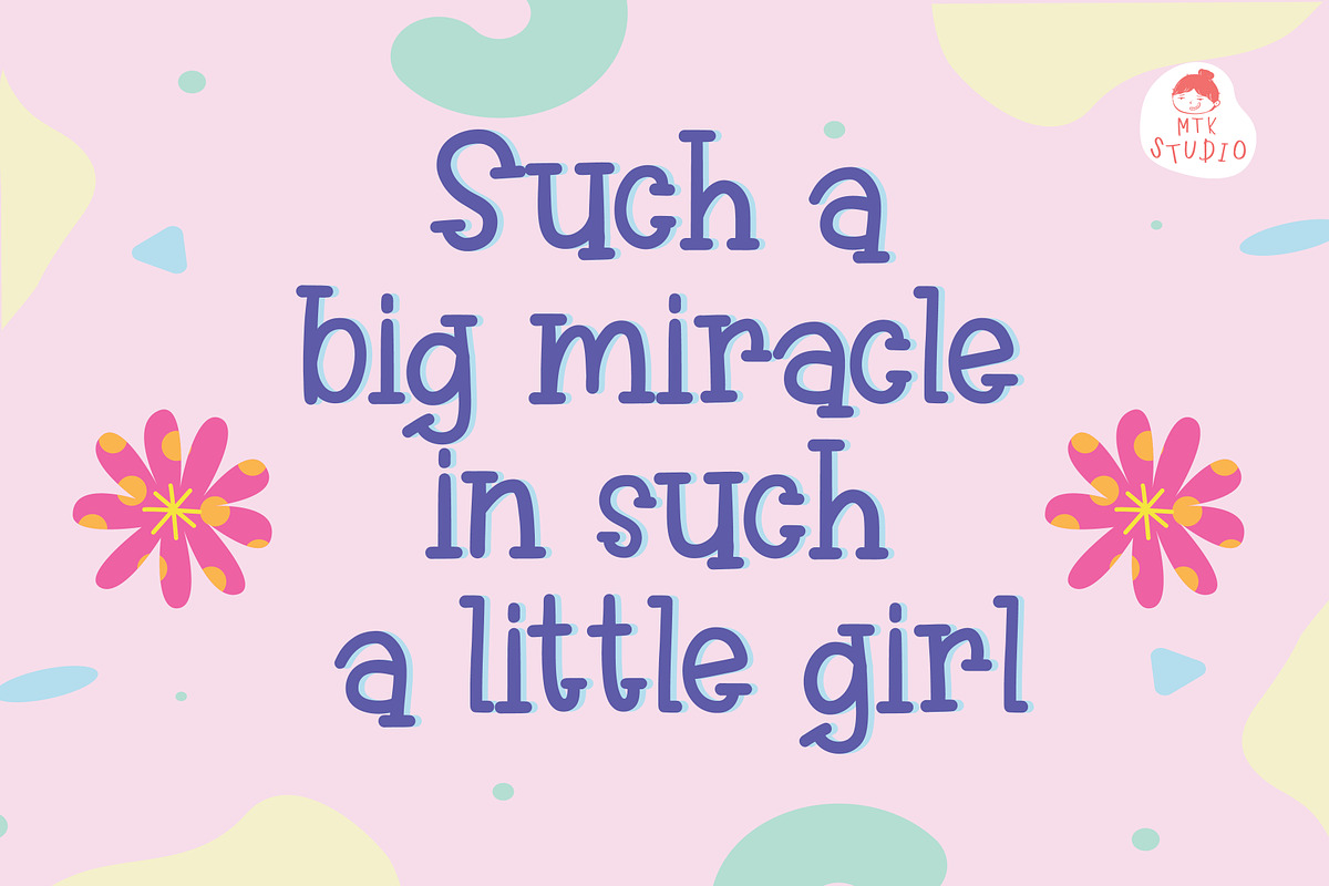 BabyPlay Font - Cute Handwritten, a Font by MTK Studio (Photo 3 of 5)