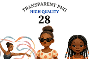 28 Black Woman Clipart, a Decorative Illustration by Pati Charm Studio (Thumbnail 1 of 8)