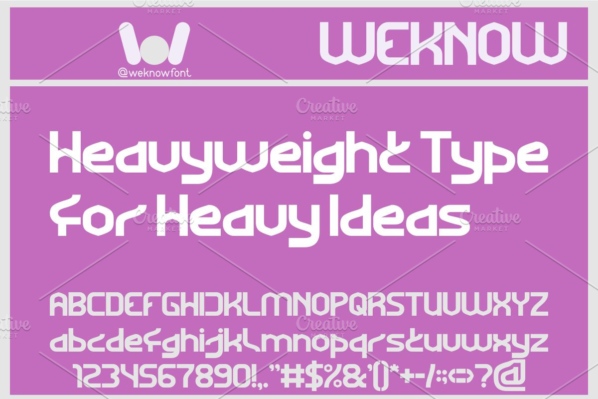 Elephant Font, a Font by weknow (Photo 4 of 8)