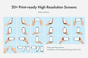 Perfect Hands Mockups, an iPhone Mockup by Likeapples (Thumbnail 7 of 7)
