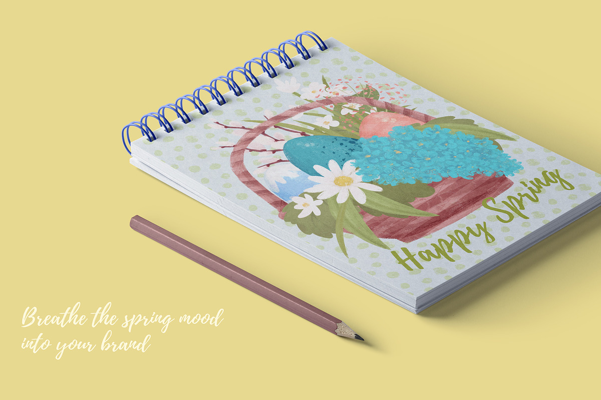 Easter spring kit, an Animal Illustration by ZapolzunArt (Photo 10 of 10)