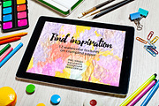 Watercolor texture on crumpled paper, a Texture Graphic by antuanetto (Thumbnail 5 of 6)