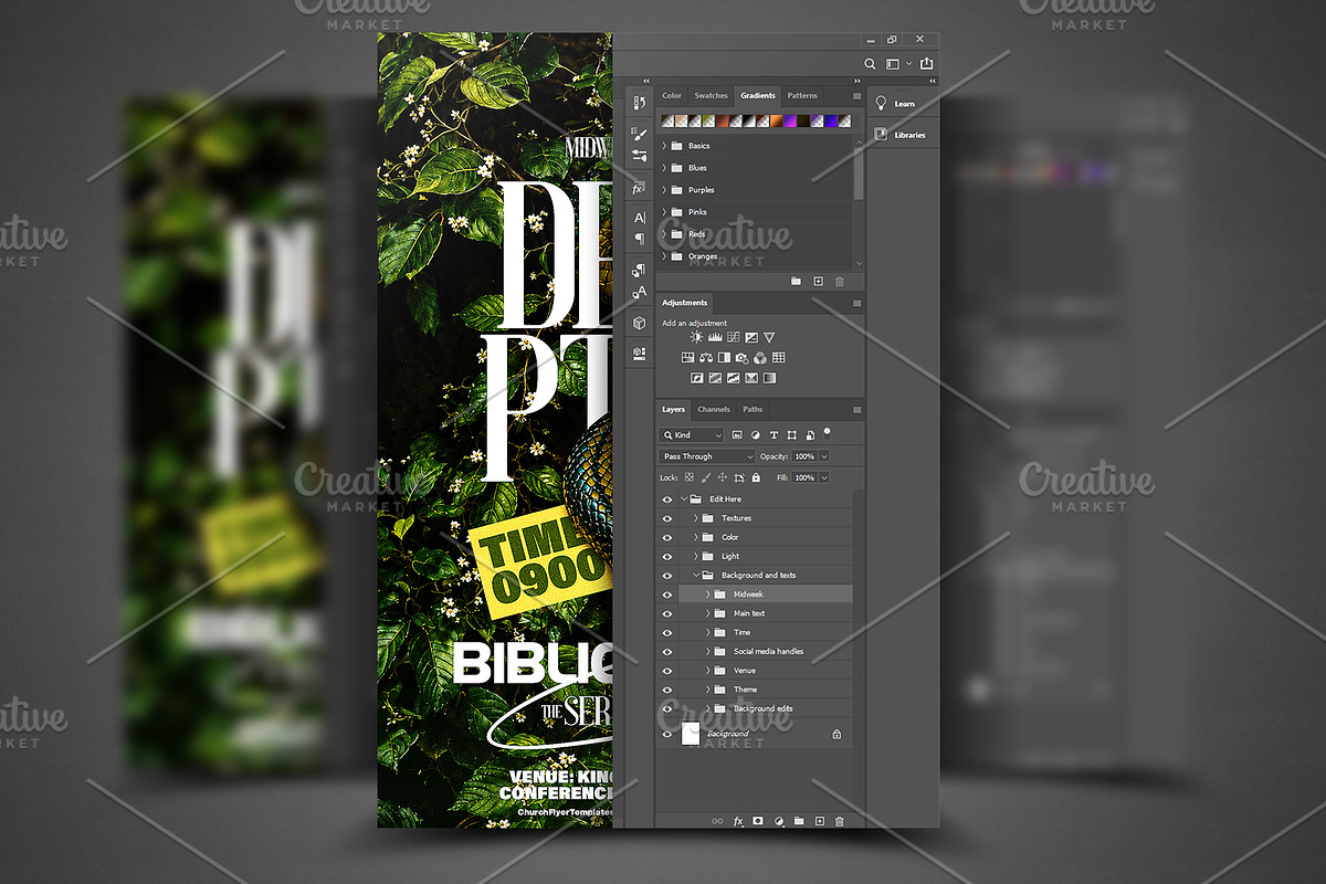 Adam and Evil Church Flyer Template, a Social Media Template by church flyer templates (Photo 9 of 12)