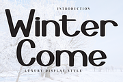 Winter Come, a Script Font by InermediaSTUDIO (Thumbnail 1 of 8)