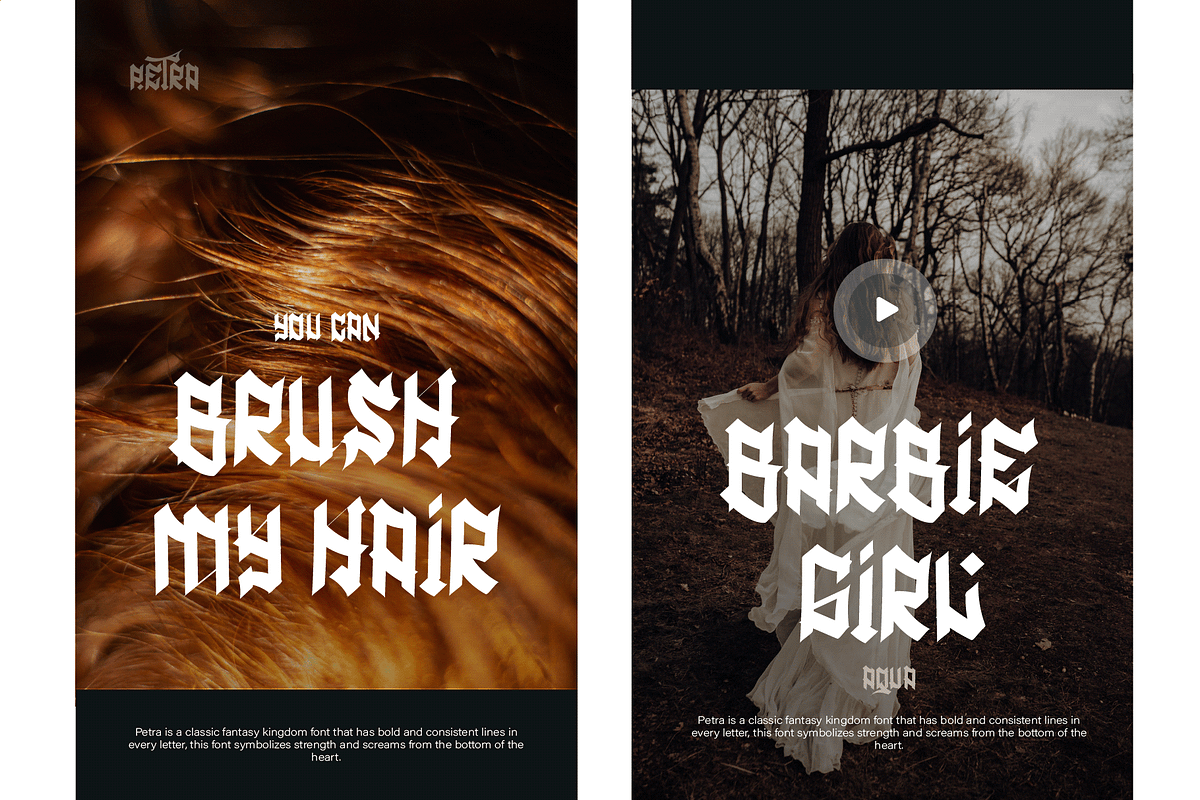Petra Font, a Blackletter Font by Phoenix Dungeon (Photo 7 of 9)