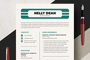 Marketing Specialist CV Design, a Resume Template by ResumeInventor (Thumbnail 1 of 7)