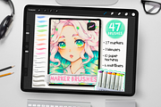 Copic inspired Marker Brush Set, a Brush Add-On by Disyukov (Thumbnail 1 of 7)