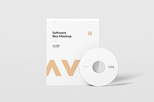 Software Box Mockup, a Packaging Mockup by zpackcreative